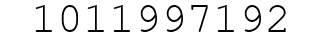 Number 1011997192.