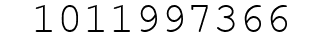 Number 1011997366.