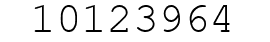 Number 10123964.