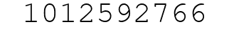 Number 1012592766.