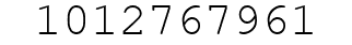 Number 1012767961.