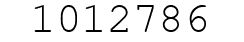 Number 1012786.