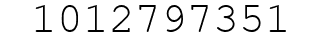 Number 1012797351.