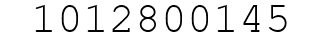 Number 1012800145.