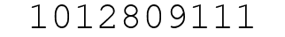 Number 1012809111.