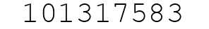 Number 101317583.