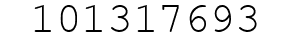 Number 101317693.