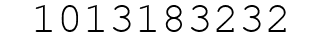Number 1013183232.