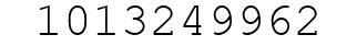 Number 1013249962.