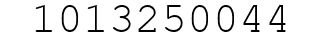 Number 1013250044.
