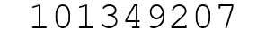 Number 101349207.