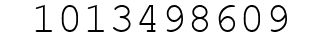 Number 1013498609.