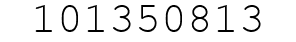 Number 101350813.