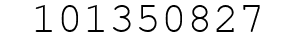 Number 101350827.