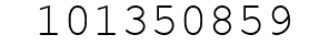 Number 101350859.