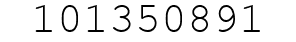 Number 101350891.