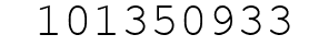 Number 101350933.