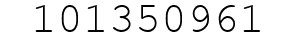 Number 101350961.