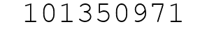 Number 101350971.