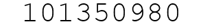 Number 101350980.
