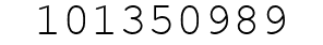 Number 101350989.