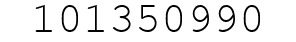 Number 101350990.