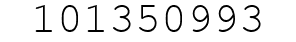 Number 101350993.
