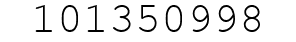 Number 101350998.