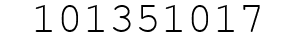 Number 101351017.