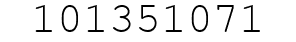 Number 101351071.