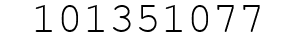Number 101351077.