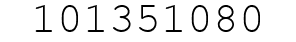 Number 101351080.