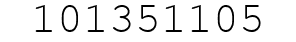 Number 101351105.