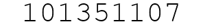 Number 101351107.