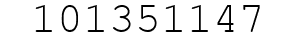 Number 101351147.