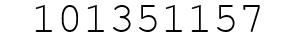 Number 101351157.