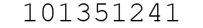 Number 101351241.