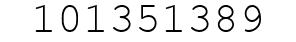Number 101351389.