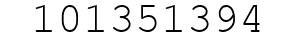 Number 101351394.