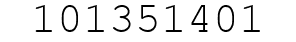 Number 101351401.