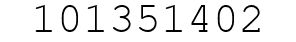 Number 101351402.