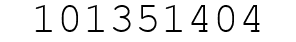 Number 101351404.