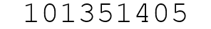 Number 101351405.