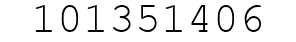 Number 101351406.