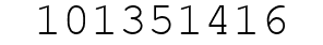 Number 101351416.