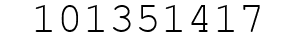 Number 101351417.