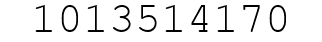 Number 1013514170.