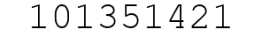 Number 101351421.