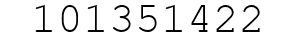 Number 101351422.