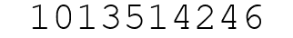 Number 1013514246.